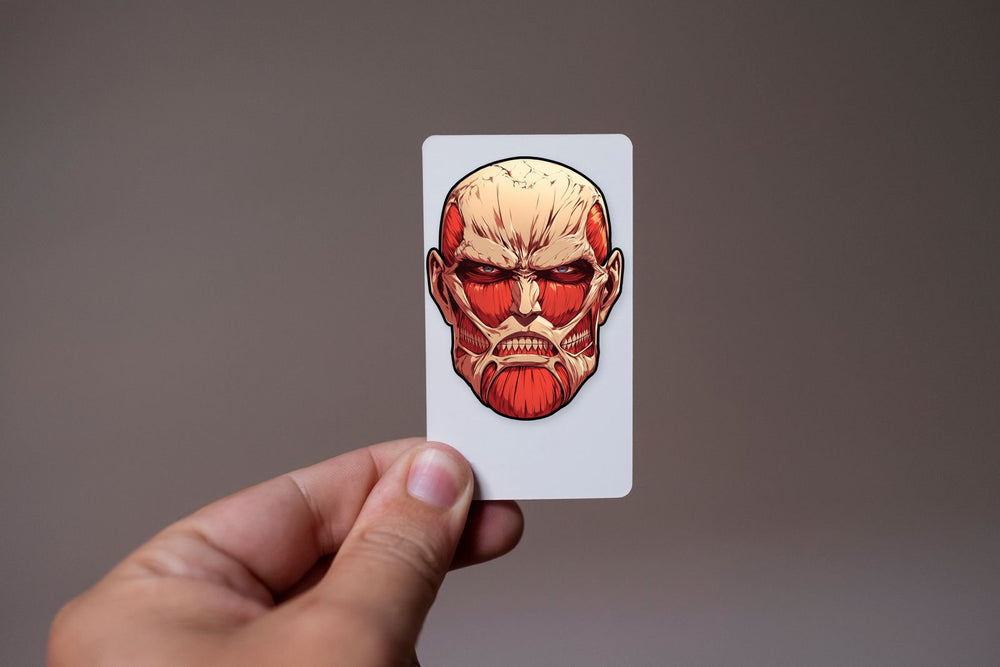 Attack on Titan Colossal Titan Head Sticker