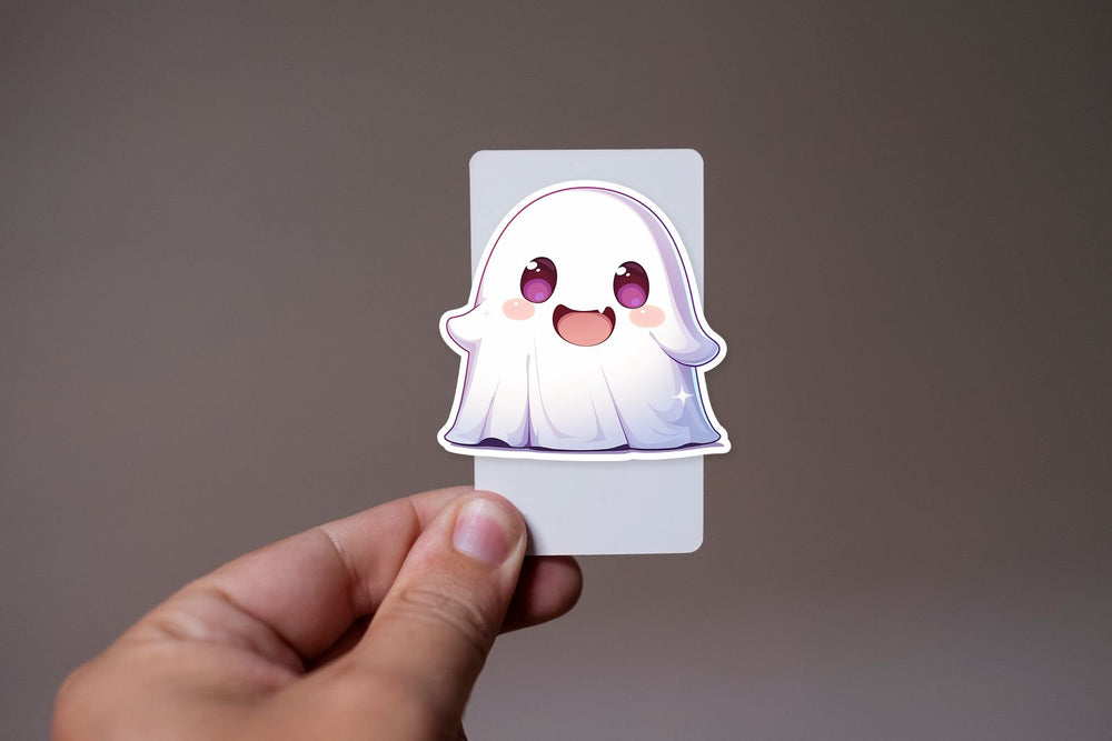 Cute Kawaii Ghost Halloween Sticker