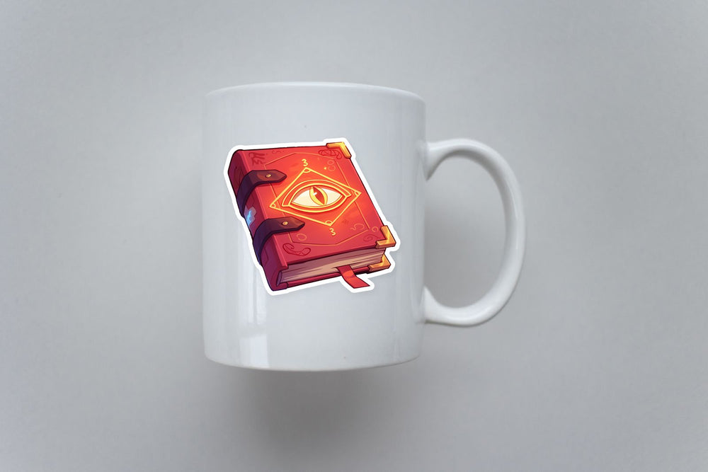 Gravity Falls Magic Book Eye Sticker