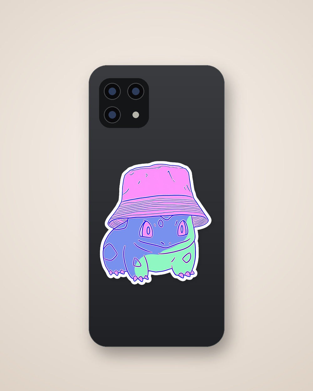 Bulbasaur Pastel Bucket Hat Kawaii Pokemon Sticker