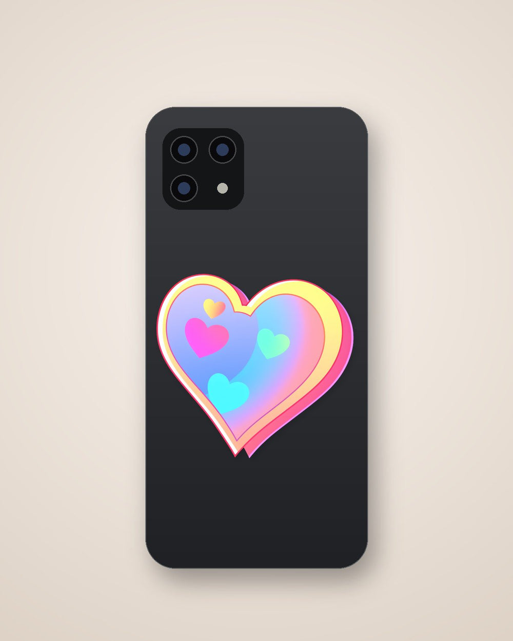 Aesthetic Pastel Heart Sticker