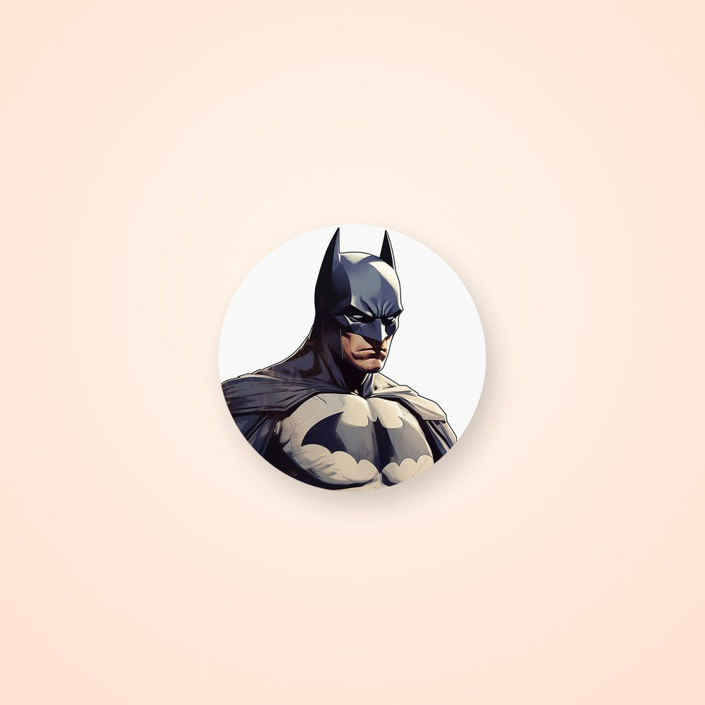 Aesthetic Batman Round Sticker