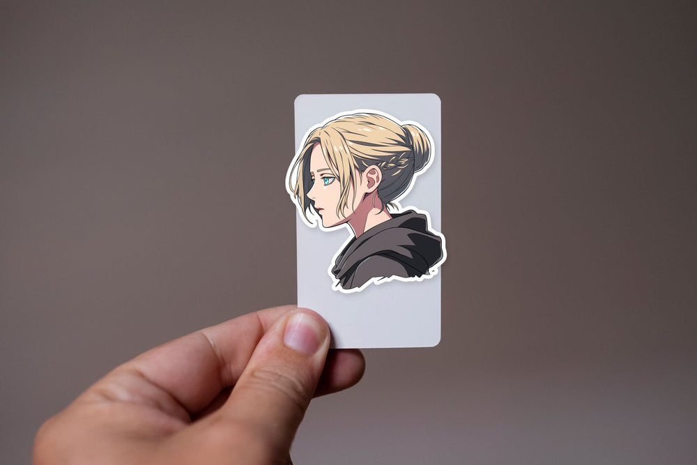 Attack on Titan Side View Annie Leonhart Sticker