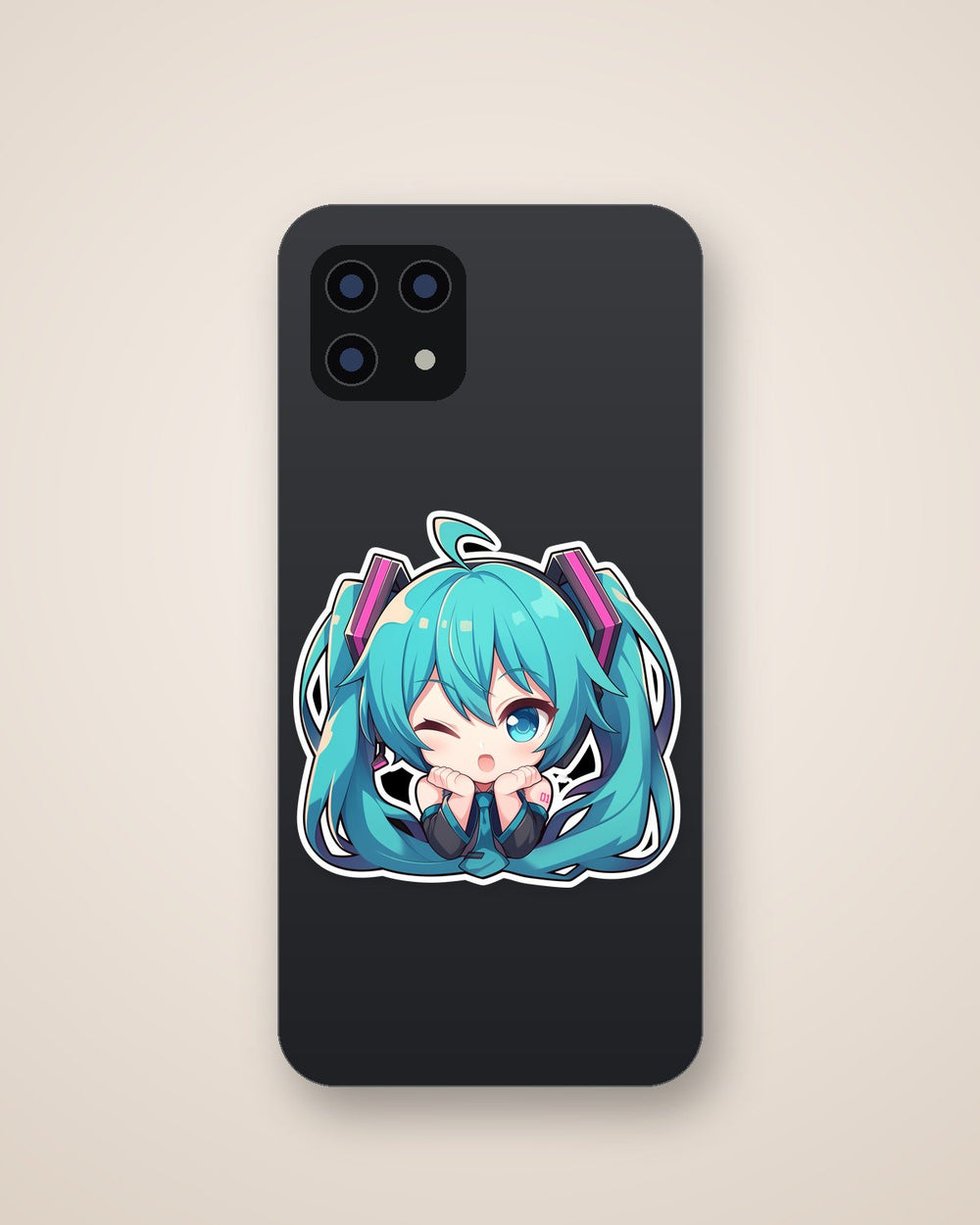Hatsune Miku Chibi Anime Sticker