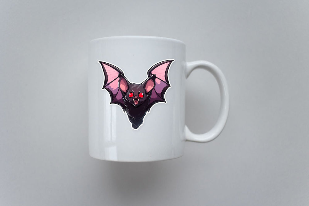 Scary Vampire Bat Sticker