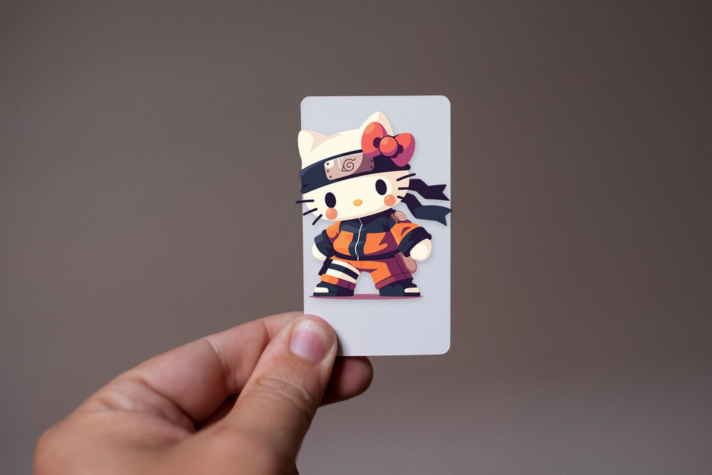 Hello Kitty Naruto Orange Outfit Clipart Sticker