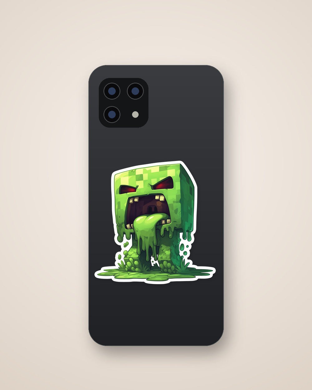 Minecraft Creeper Slime Monster Sticker