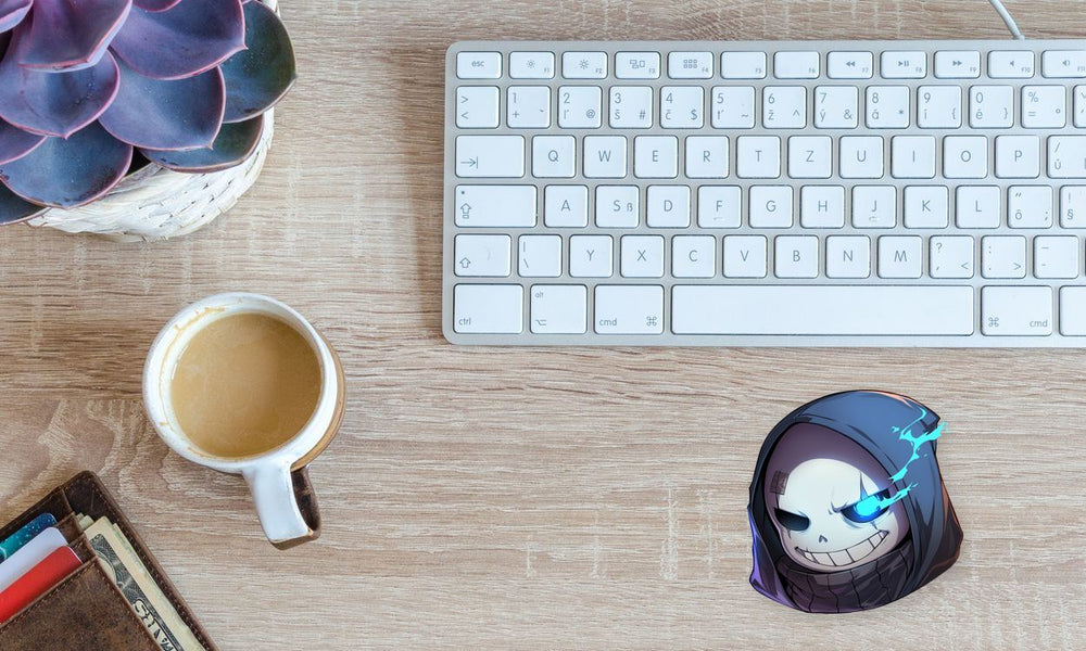 Sans Blue Flame Eye Sticker