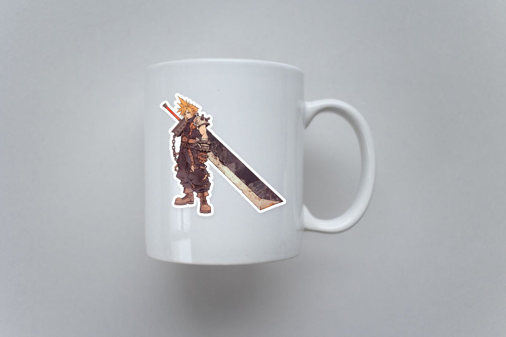 Cloud Strife Final Fantasy Sticker
