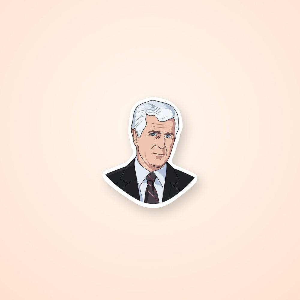 Frank Drebin Art Sticker