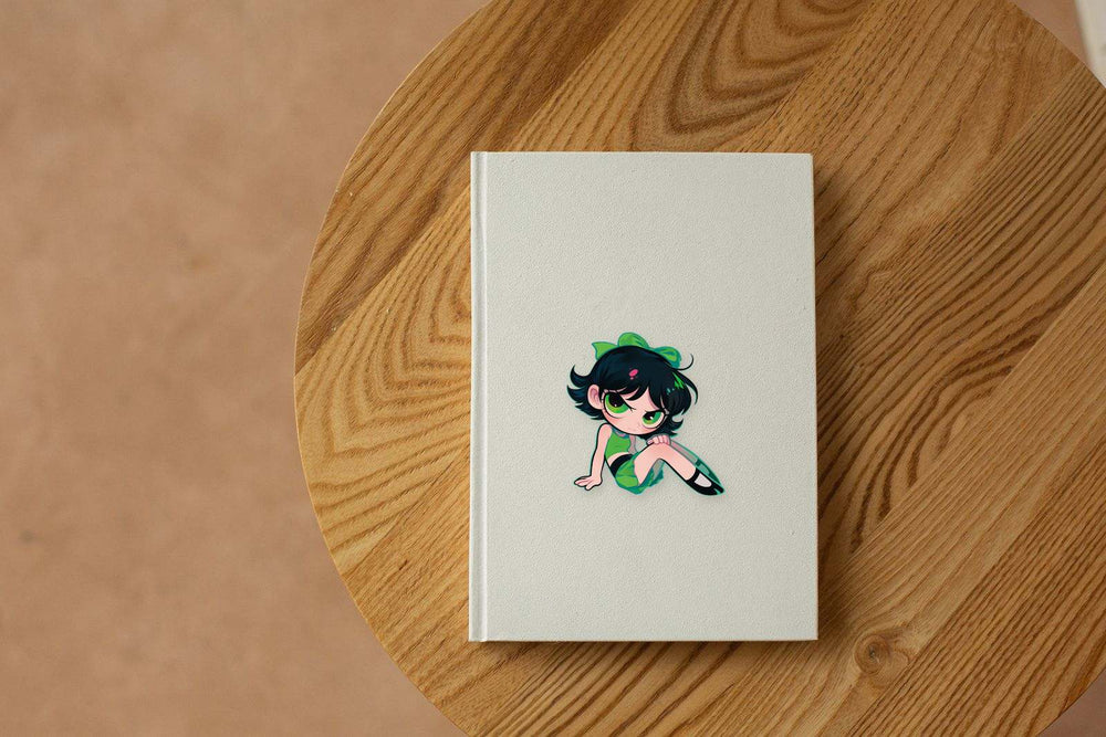 Angry Buttercup Powerpuff Girls Sticker