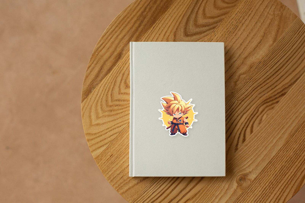 Chibi Goku Super Saiyan Sticker