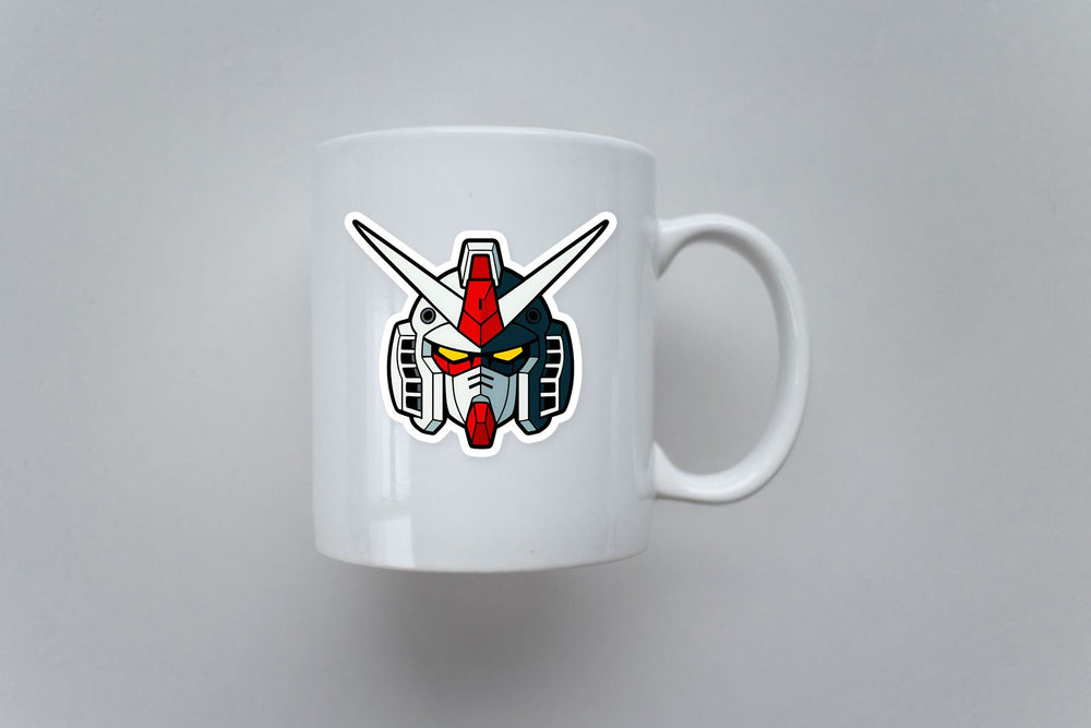 Gundam Head Mecha Anime Sticker