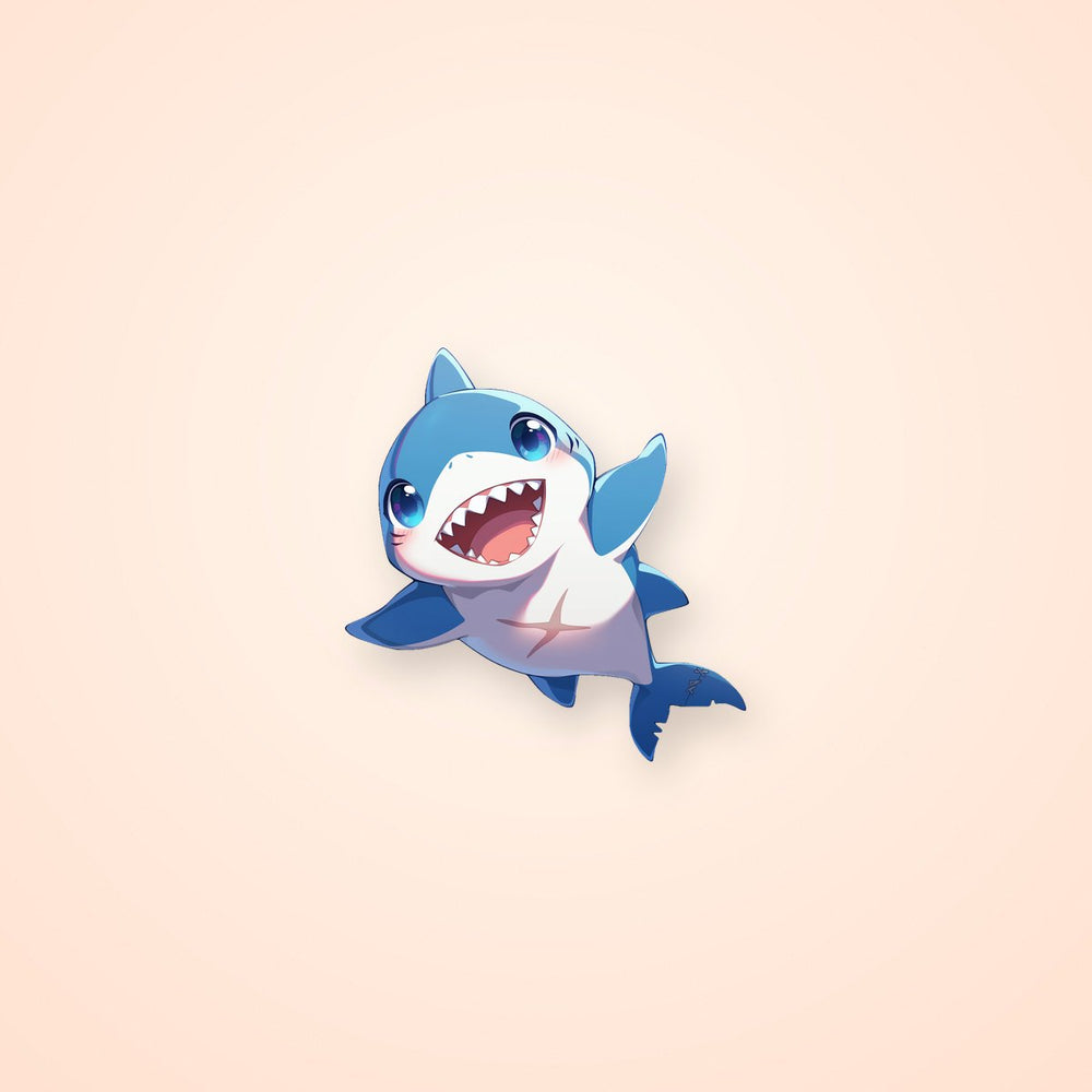 Baby Shark Happy Swim Sticker