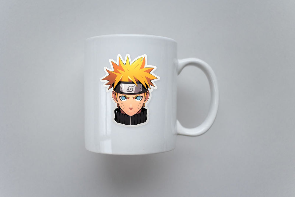 Serious Naruto Head Sticker