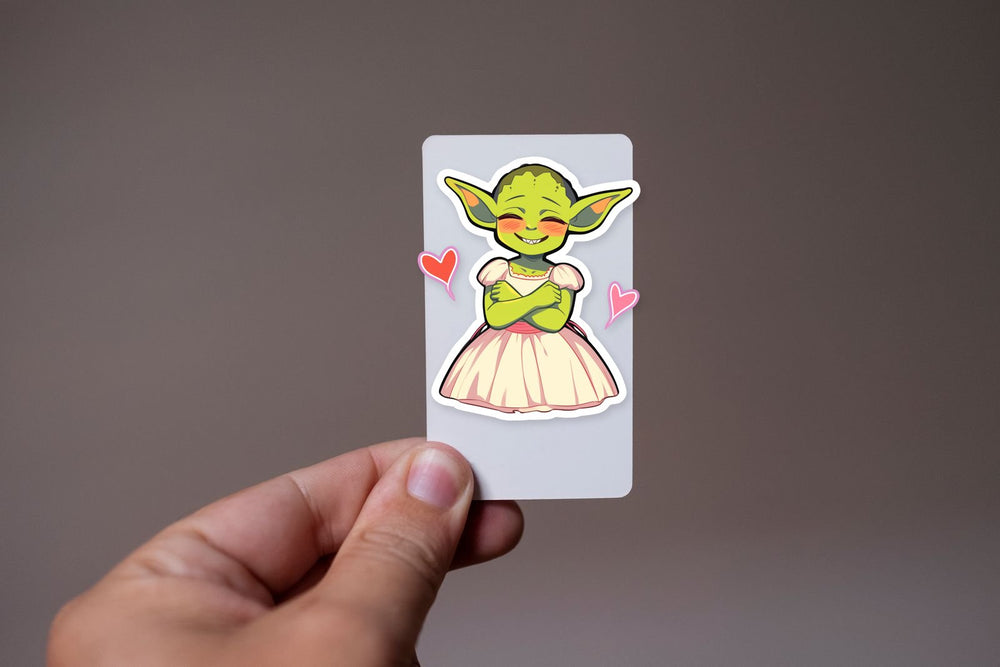 Funny Goblin Princess Sticker