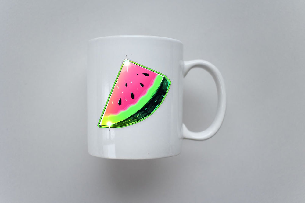 Handful of Watermelon Green Stroke Sticker