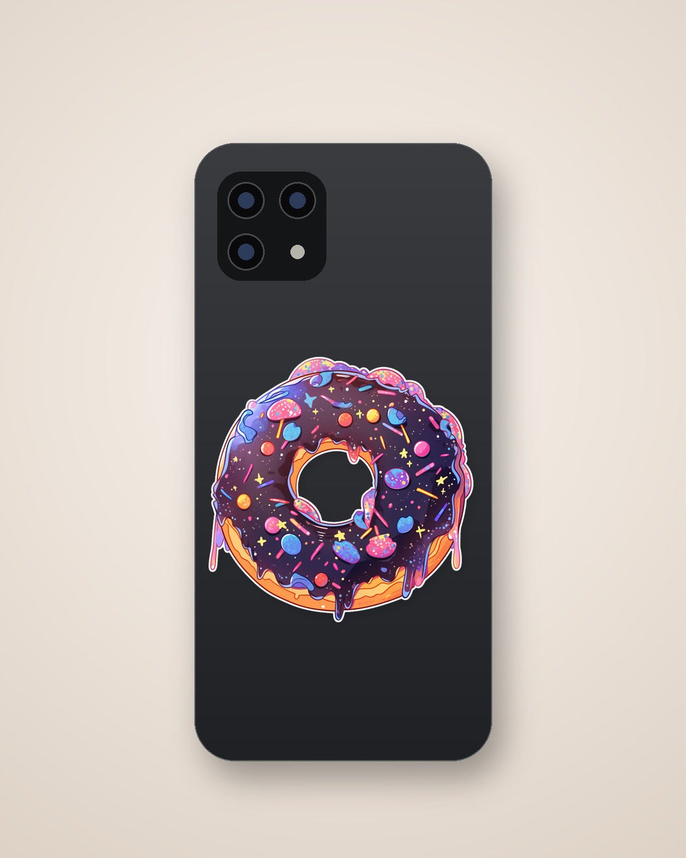 Melting Chocolate Donut Sticker