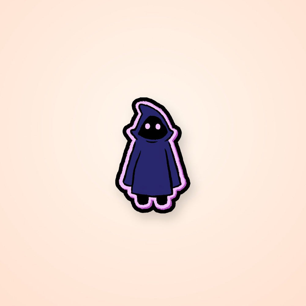 Cute Shadow Cloak Mystic Figure Sticker