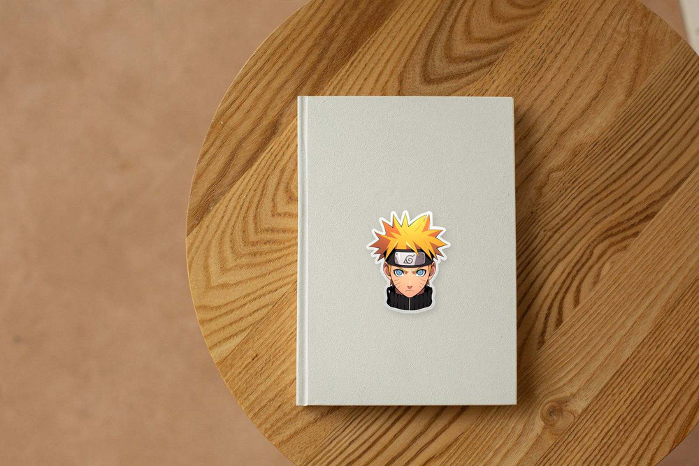 Serious Naruto Head Sticker