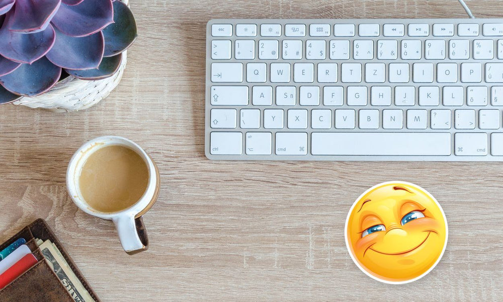 Smiley Face Wavy Emoticon Sticker