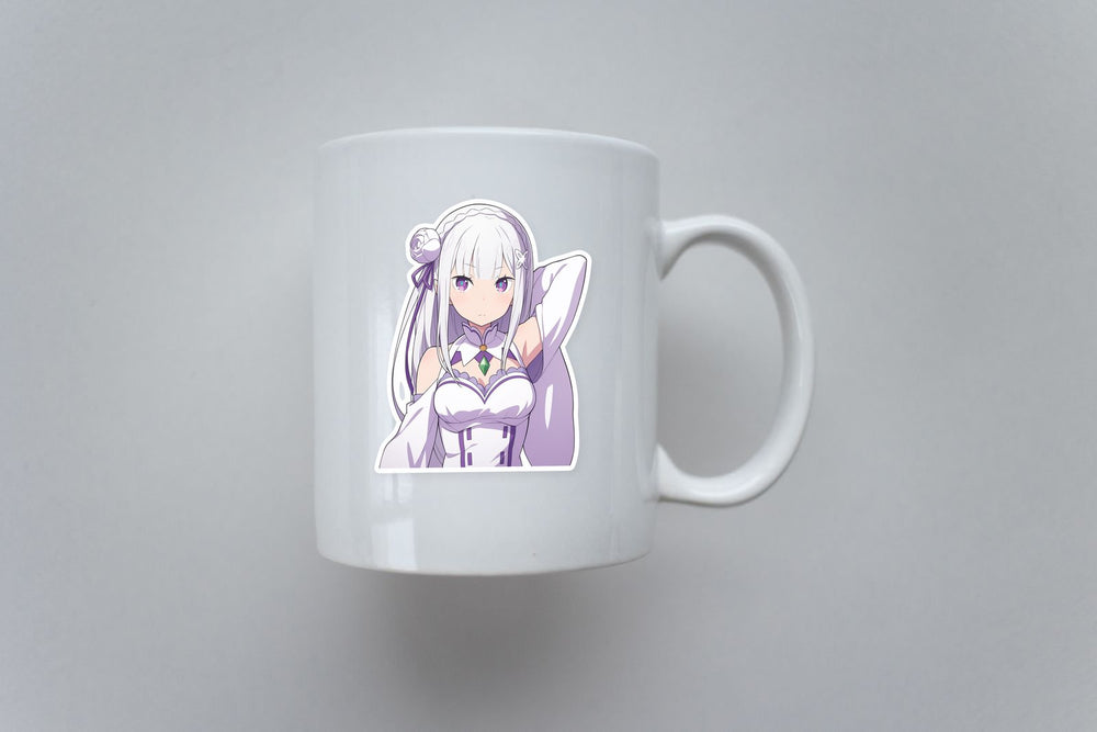 Emilia Re:Zero Anime Sticker