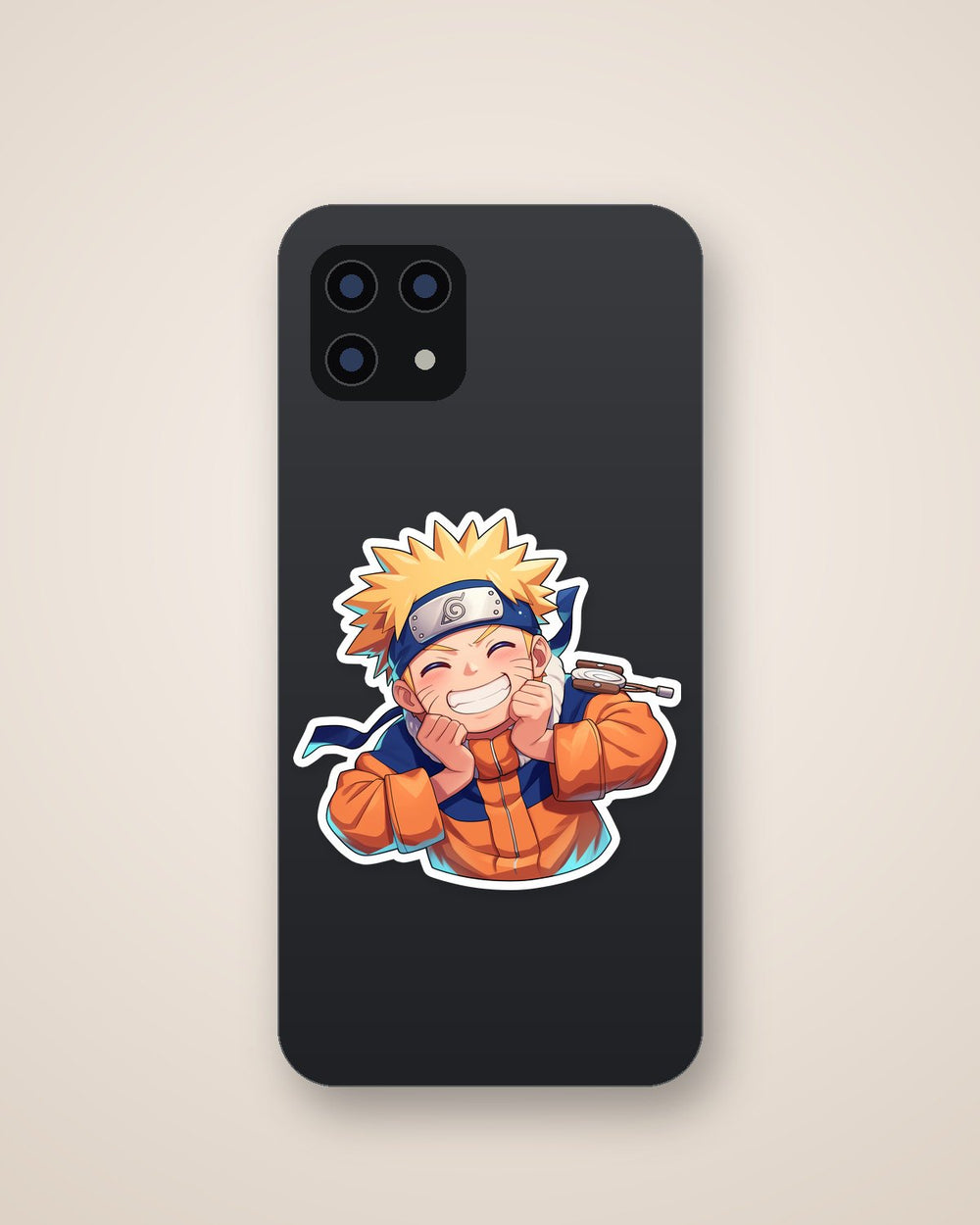 Naruto Uzumaki Smiling Anime Sticker