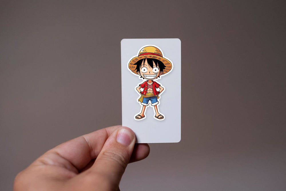 Monkey D Luffy One Piece Chibi Sticker