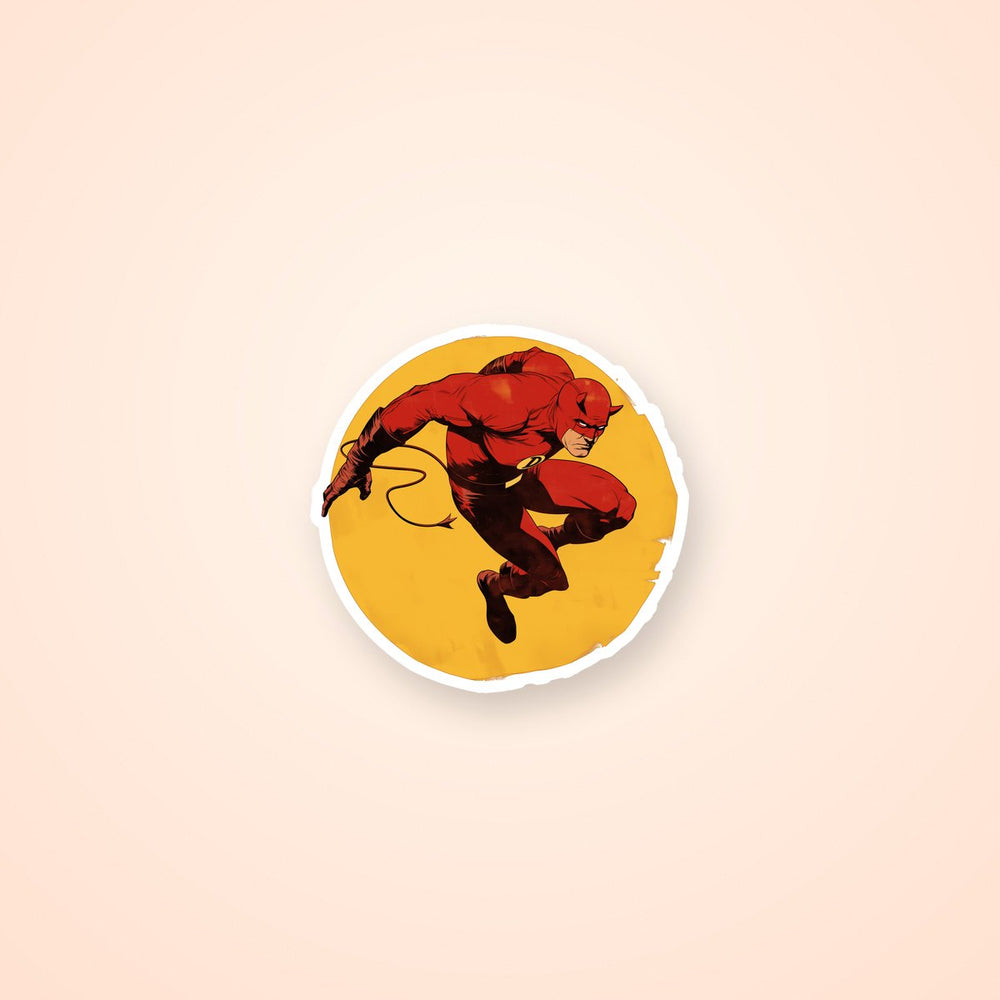 Marvel Daredevil Retro Comic Sticker