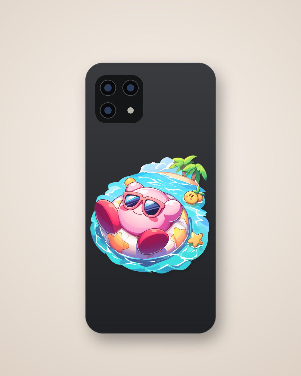 Kirby on Vacation Sticker