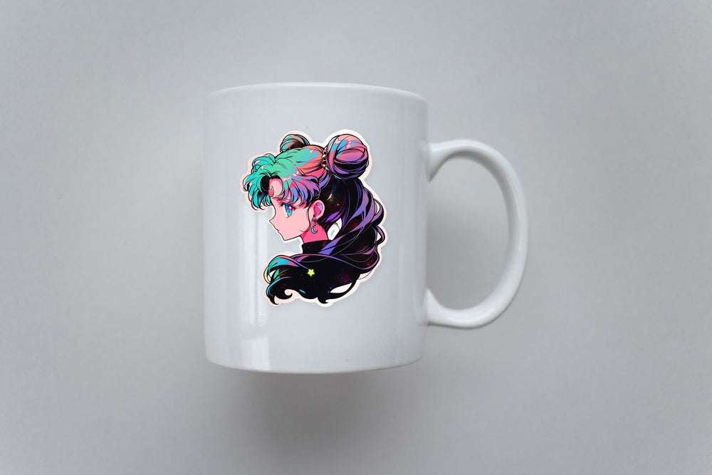 Wondrous Side Profile Sailor Moon Sticker