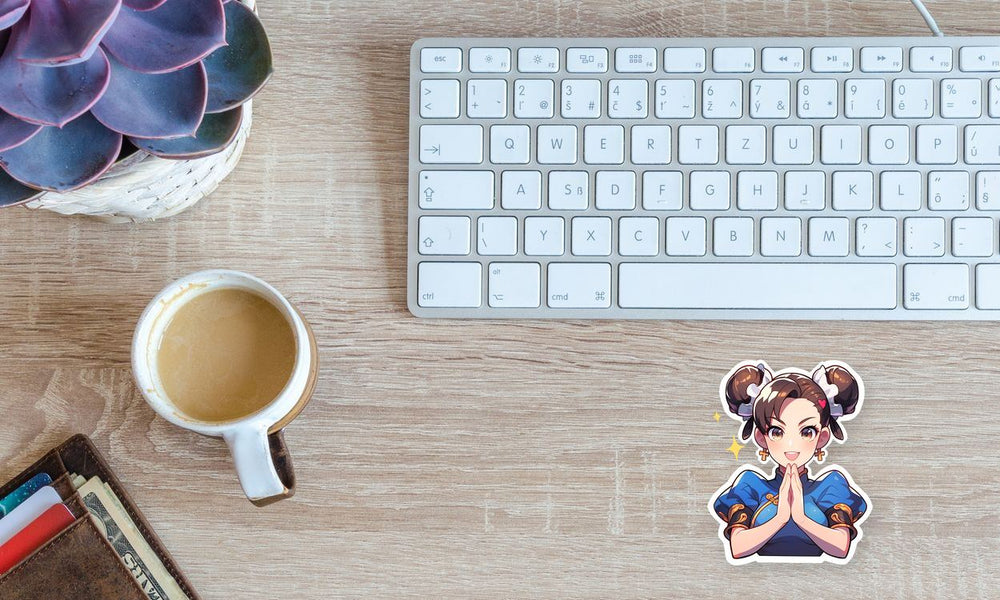 Street Fighter Joyful Chun-Li Sticker