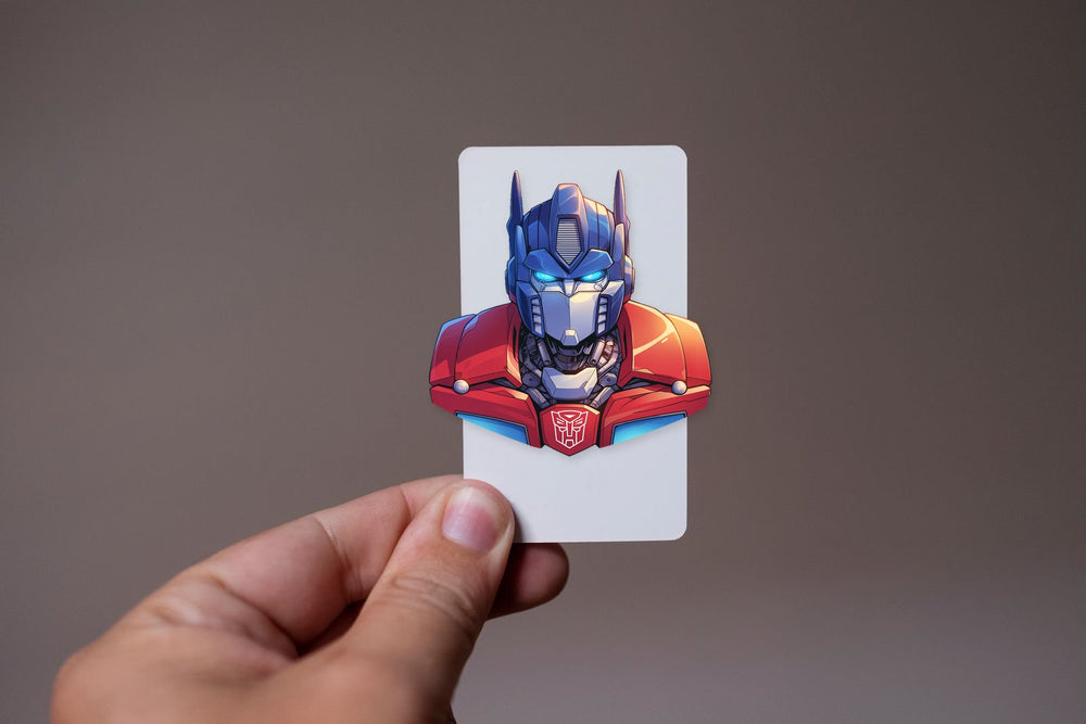 Aesthetic Optimus Prime Transformer Sticker