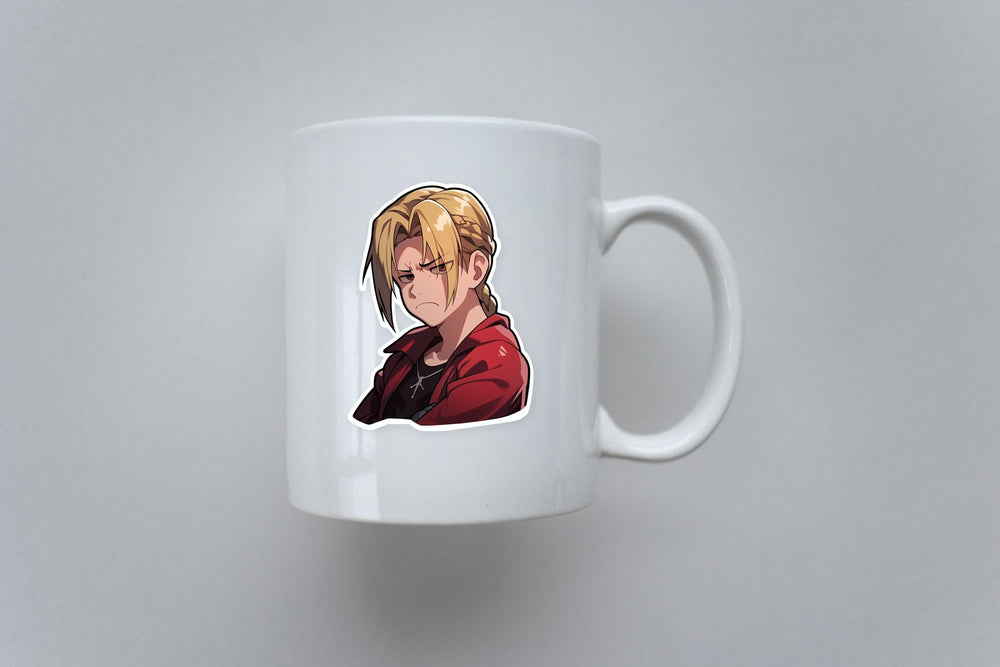 Fullmetal Alchemist Displeased Edward Elric Sticker
