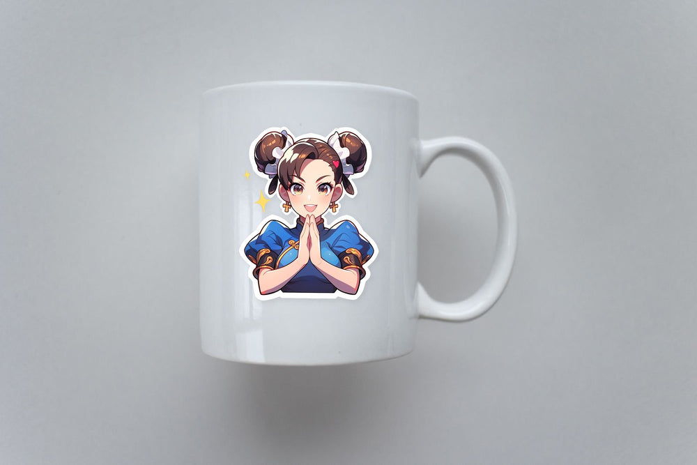 Street Fighter Joyful Chun-Li Sticker