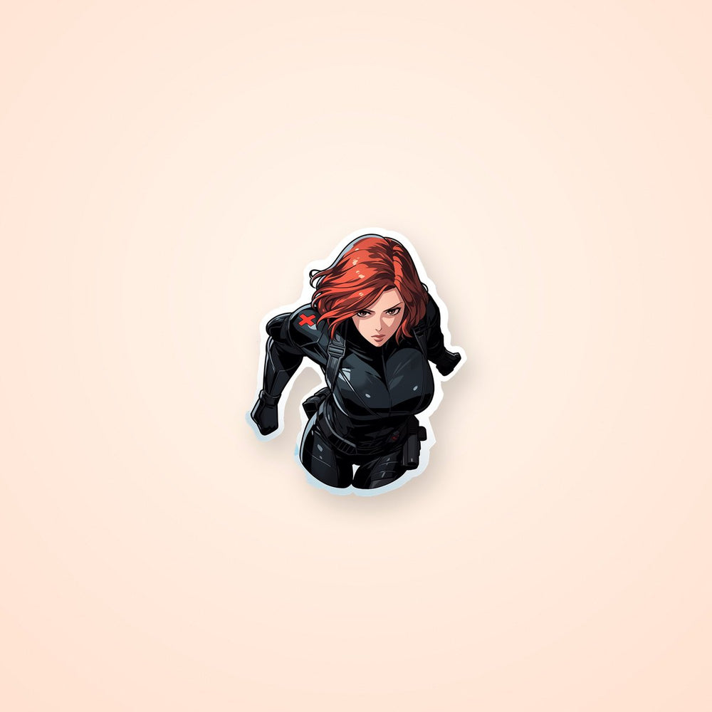 Marvel Black Widow Comics Sticker