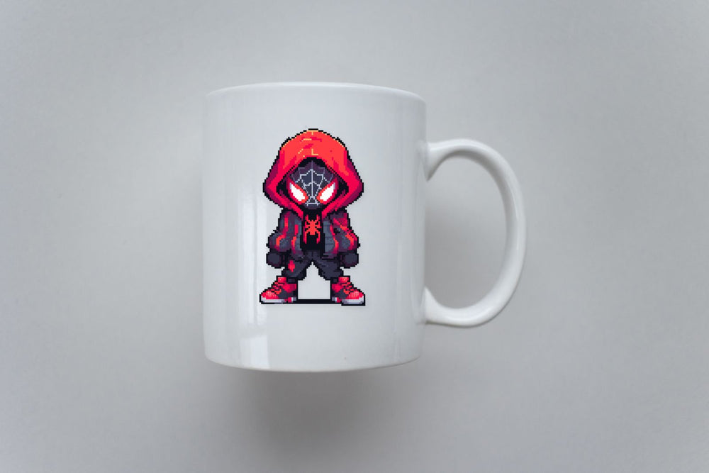 Pixel Chibi Miles Morales Sticker