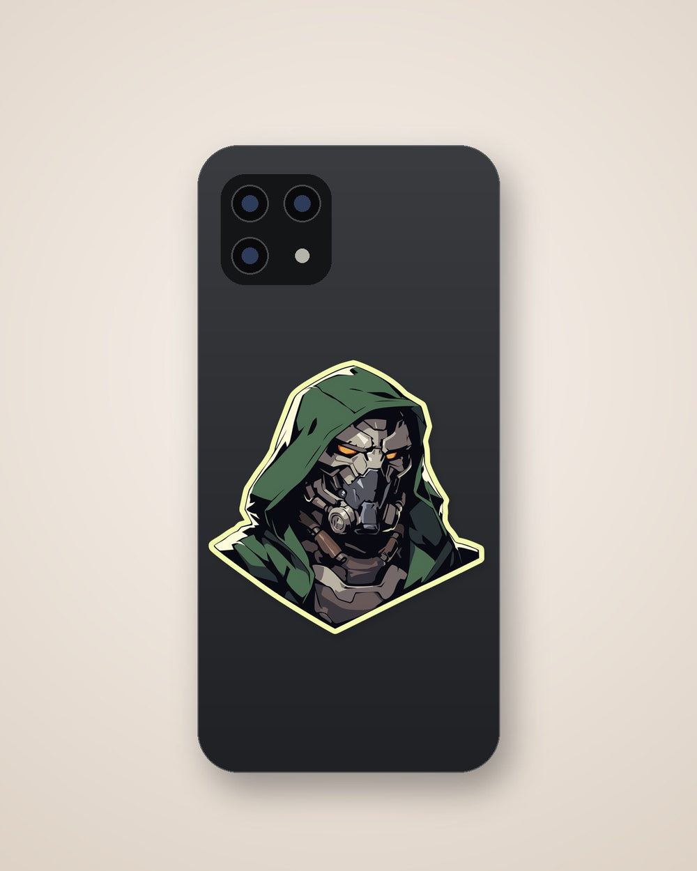 Marvel Doctor Doom Cartoon Sticker