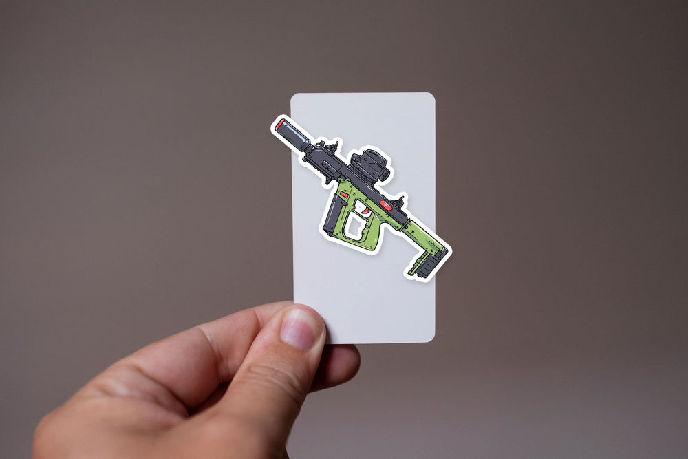 Tactical Paintball Gun Sticker