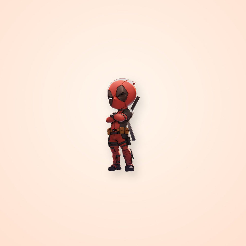 Deadpool Winking Marvel Sticker