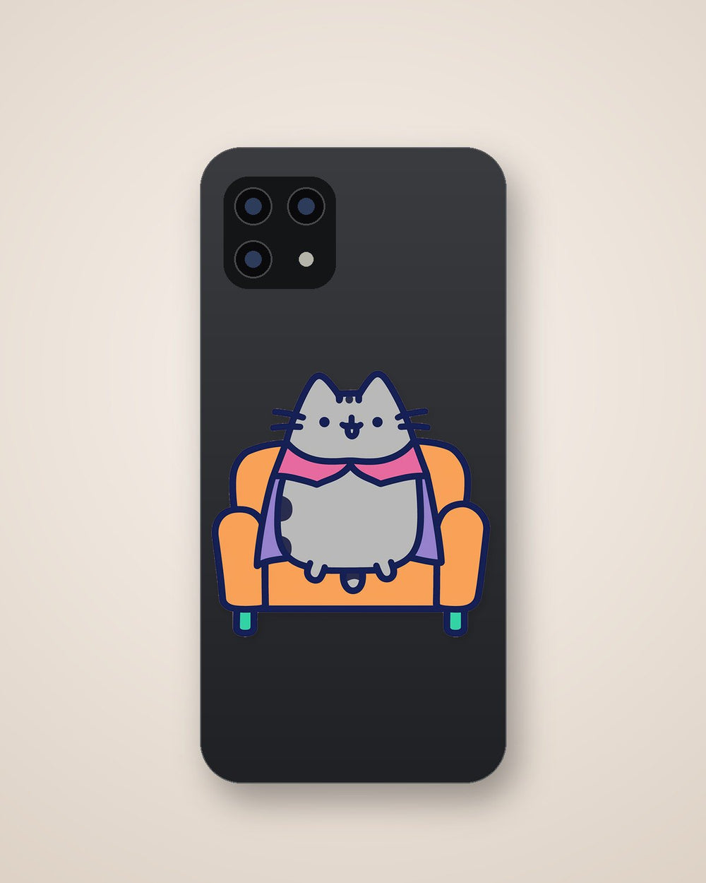 Vampire Pusheen Cute Halloween Sticker
