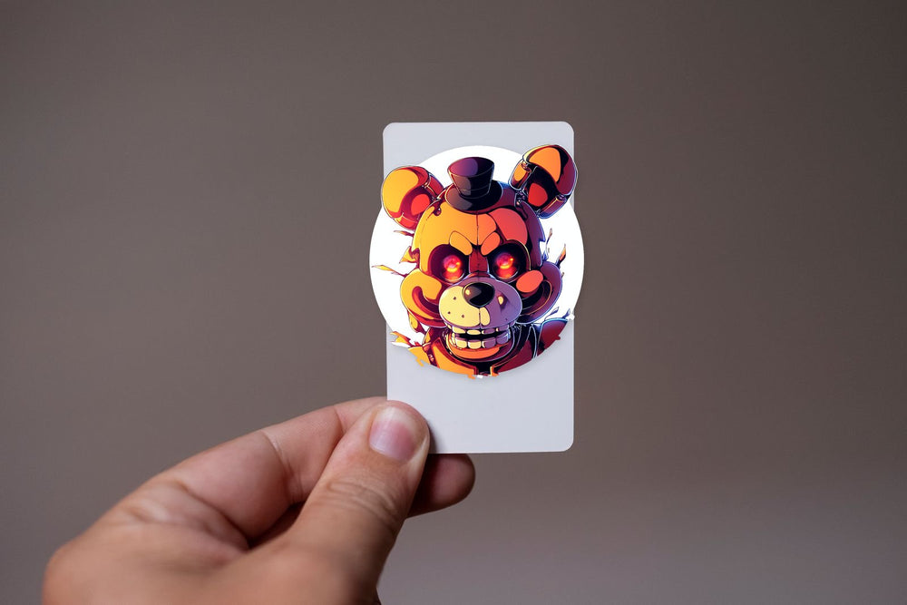 Fnaf Freddy Fazbear Round Sticker