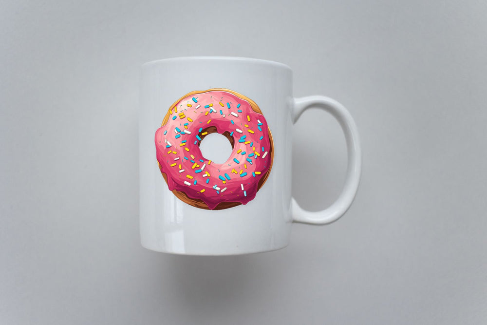 Pink Glazed Donut Sticker