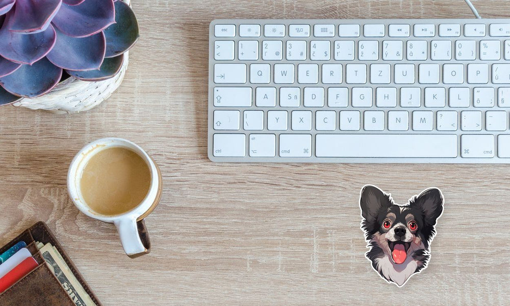 Funny Dog with Red Eyes Sticker