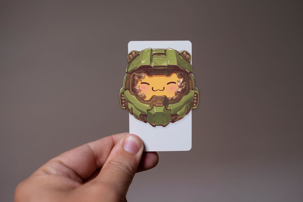 Cute Doom Slayers Helmet Sticker