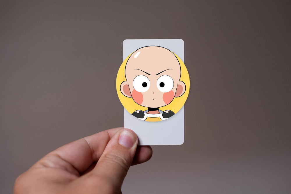 One-Punch Man Saitama Round Sticker
