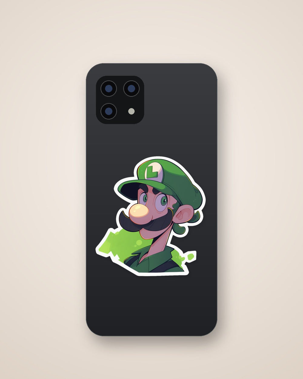 Super Mario Luigi Aesthetic Sticker