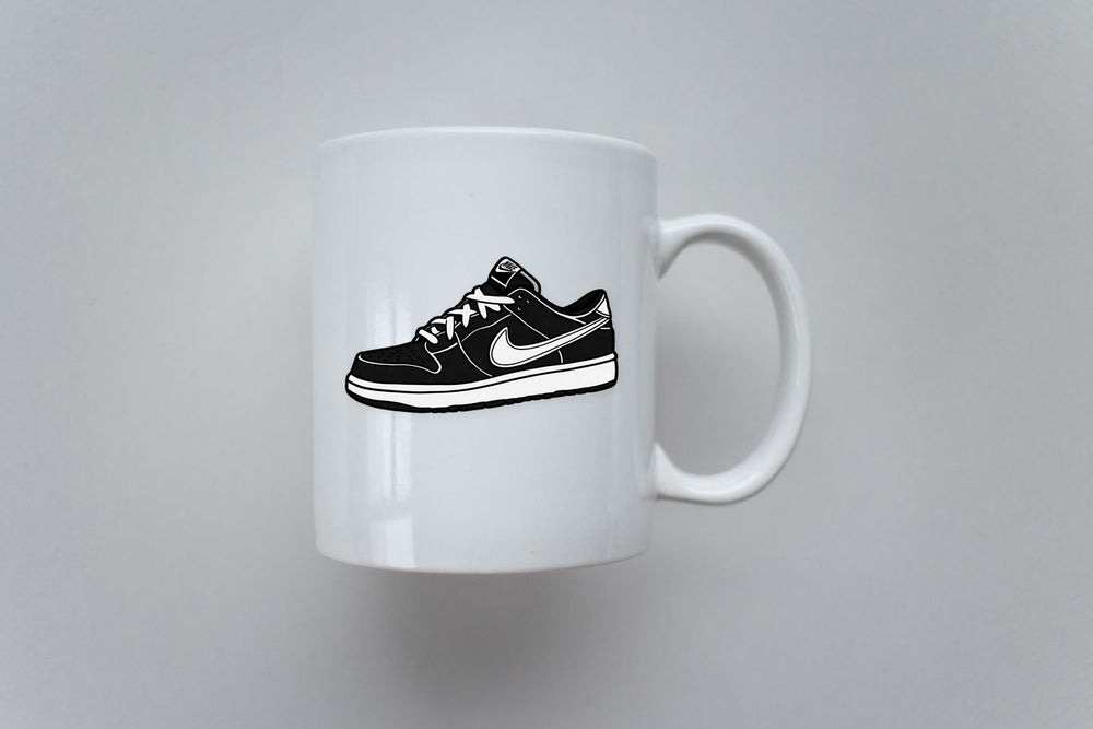 Nike Dunk Low Black & White Sticker