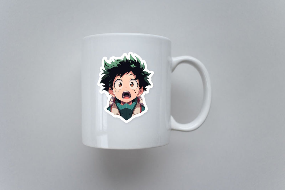 Mha Scared Izuku Midoriya Sticker