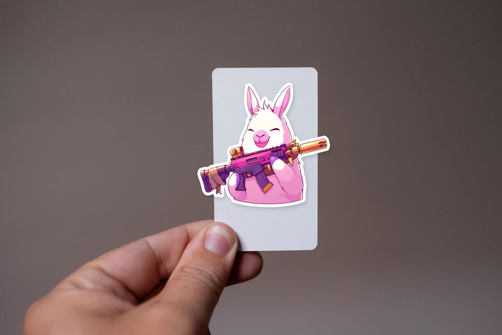 Fortnite Llama Gaming Rifle Sticker